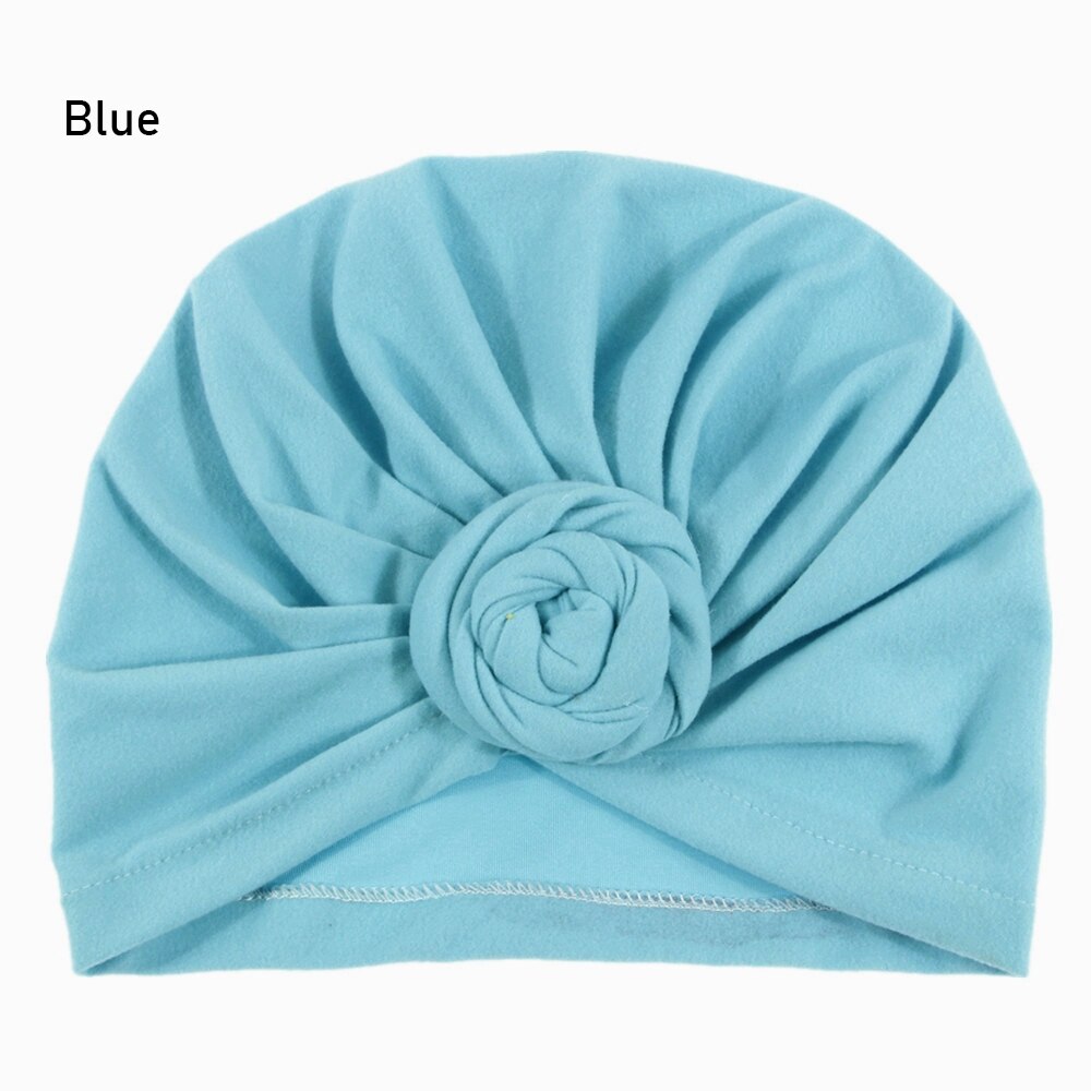 Afrikanische Muster Headwrap Pre-Gebunden Motorhaube Turban Kappen für Frauen Chemo Hut Baumwolle Kopftuch Weibliche 10 Farben trend: Blau