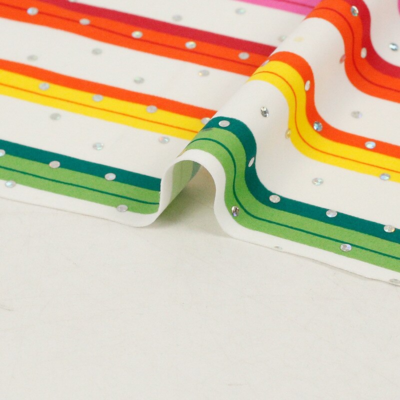 100% Polyester stretch fabric for dress printed fabric thin section dress cloth Clothes Shirt patchwork