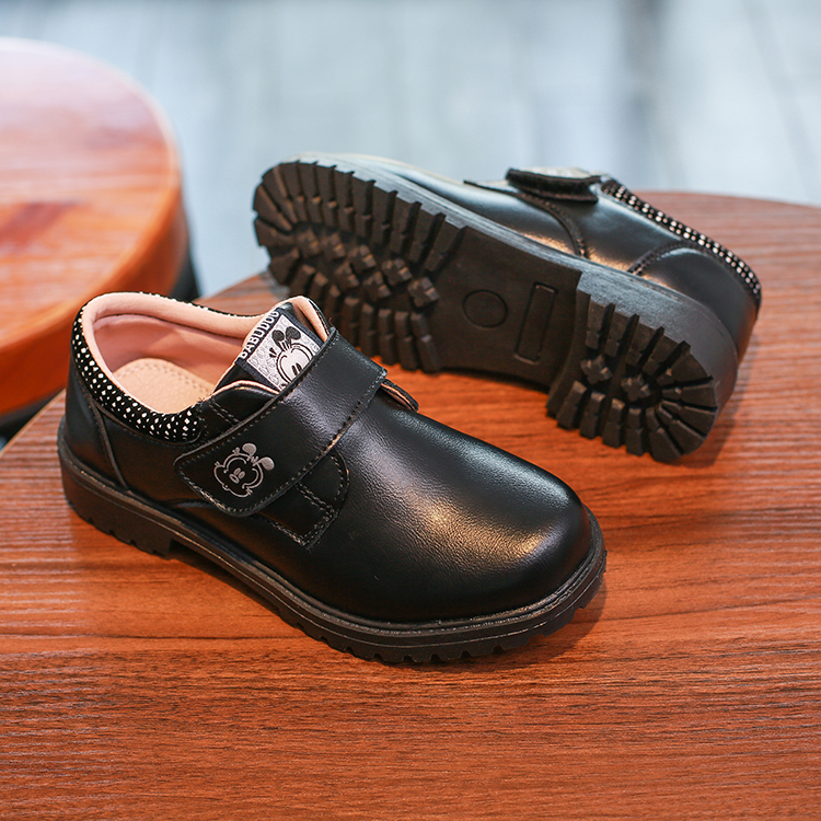 BABUDOG Brand Leather Shoes for Boys Student British School Uniform Dress Shoes Children Party Shoes Boys Shoes Dance 29-39