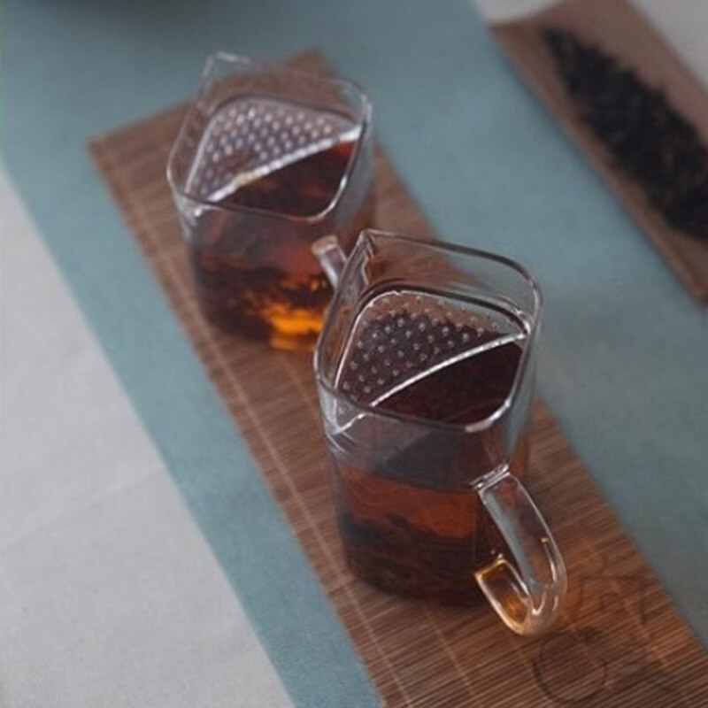 Glass Tea Mug Cup With Tea Infuser Office Tea Glass Bottle 200/300/400ml 3 Styles Drinkware tumbler cup