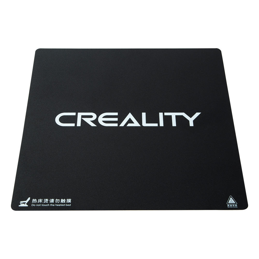 Creality 310 x 320/410 x 410/470*470/510 x 510 x 1mm frostet heatbed platformklistermærke til cr -10s pro  v2 v3 cr-10 max  s4 s5 3d printer