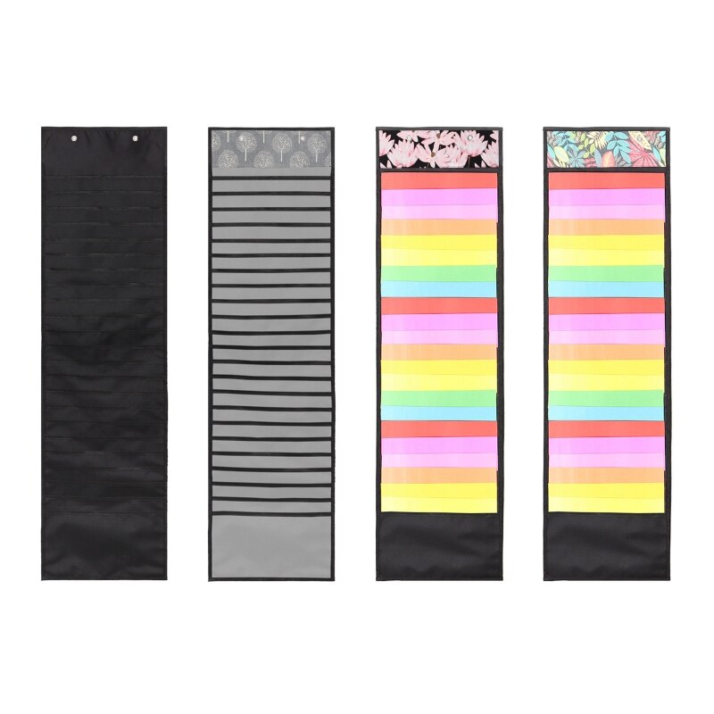 Craft Vinyl Storage Rack Vinyl Roll Storage Rack Hanging Organizer Storage with 47 Roll Compartments Heat Transfer Paper