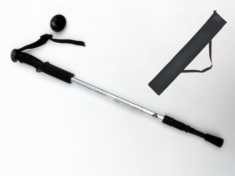 2pcs/Set Walking Poles Foldable Nordic Trekking Poles Walking Sticks Telescopic Scandinavian Anti Shock Hiking Stick: silver