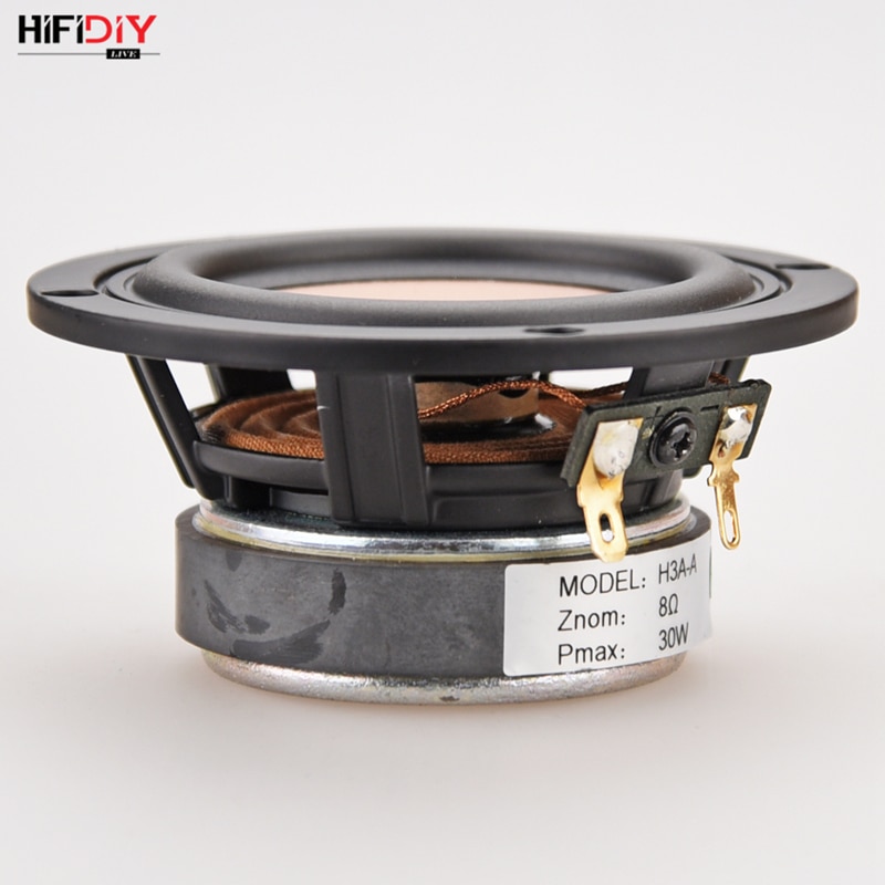 HIFIDIY LIVE hifi 3.6 3.5 inch 93mm Full frequency speaker unit 8 OHM 30W High Alto bass loudspeaker H3A-A