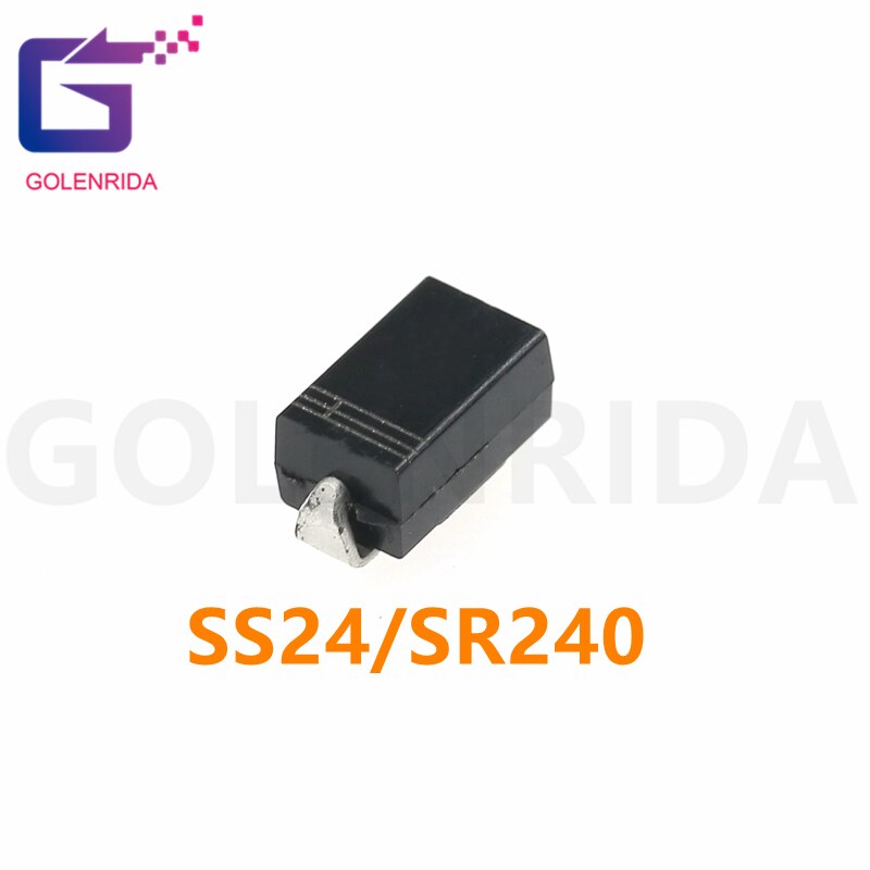 100Pcs Schottky Diode SS24 2A 40V Sma SR240 DO-214AC