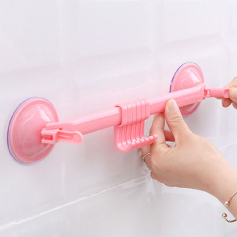Multifunctional Suction Cup Towel Hanger Kitchen Bathroom Storage Rack Holder