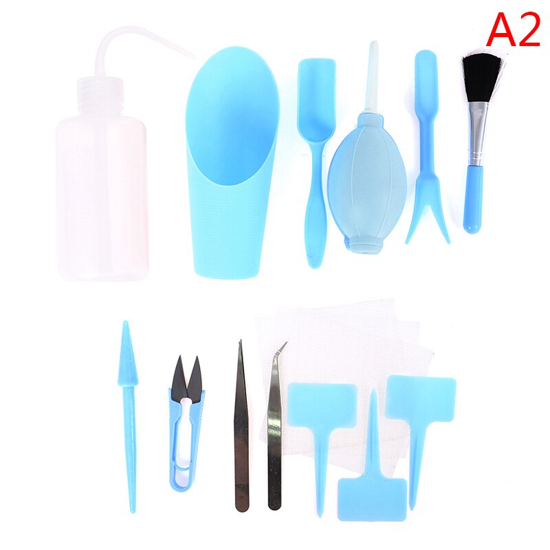 1 Set Mini Garden Hand Tools Transplanting Outdoor Bonsai Tools Planting Flower Succulent Miniature Gardening Tools: A2