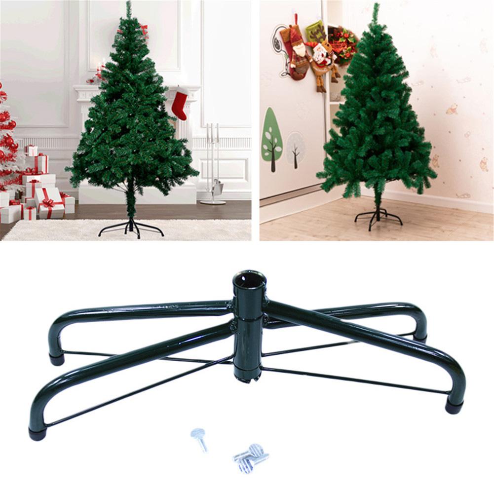 30/40/60Cm Opvouwbare Kerstboom Stand Base Metalen Rek Accessoires Decoratieve Boom Stand Ondersteuning Beugel Gat 1.9/3.2Cm