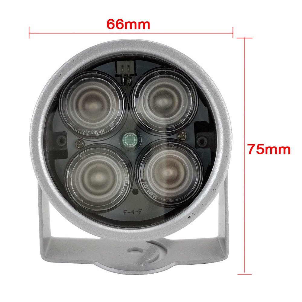 CCTV LEDS 4 Array IR Led Illuminator Light Infrared Waterproof Night Vision CCTV Fill Light 60 90 Degree Optional For CCTV Camer