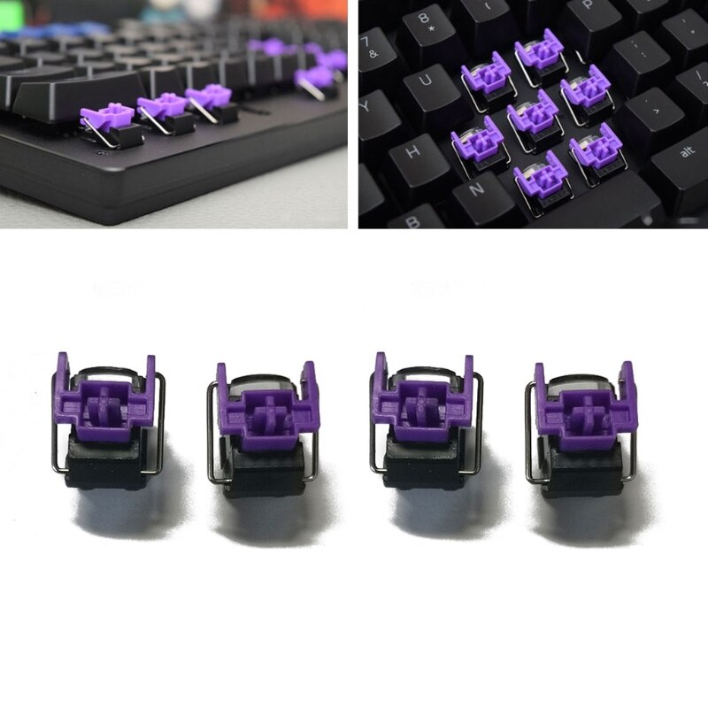 Razer Purple Optical Switches Swap Switch for Razer Huntsman Elite Gaming Mechanical Keyboard Switches 4Pcs