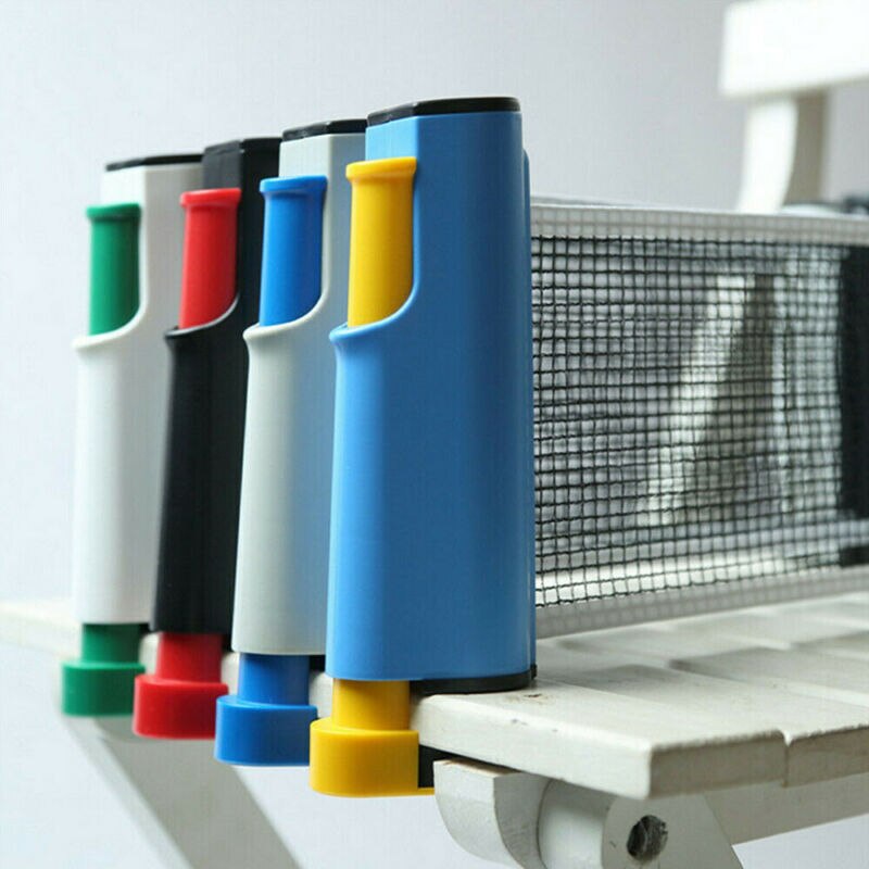 Table Tennis Net Portable Anywhere Retractable Ping Pong Post Net Rack For Any Table