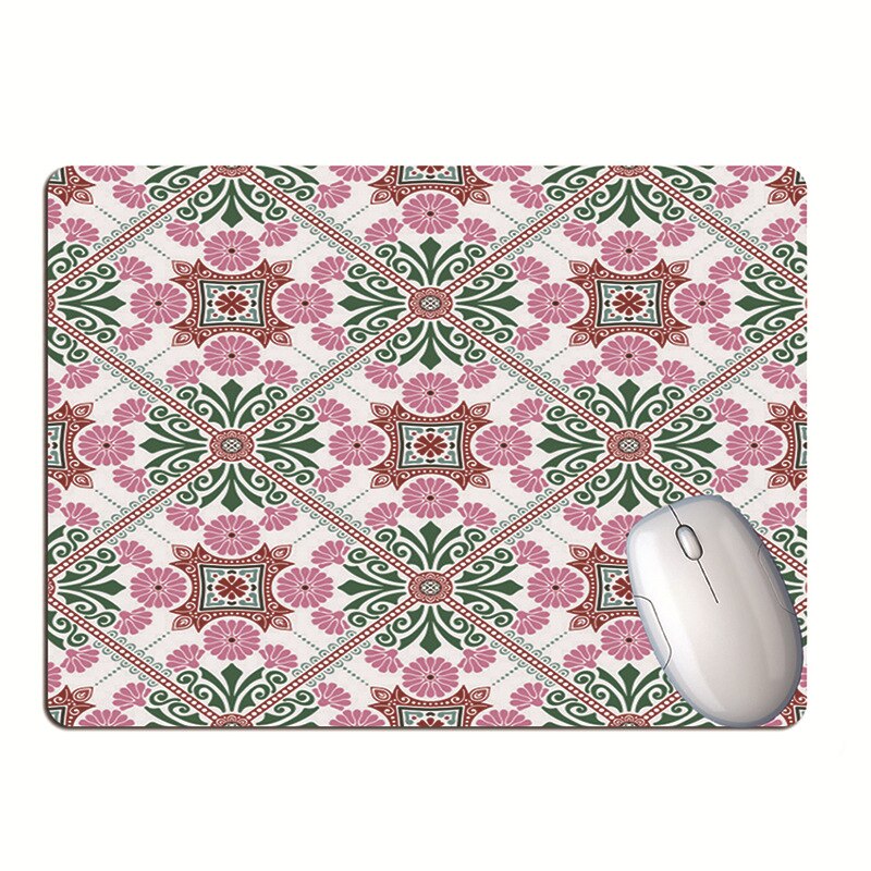 Gradiënt Kleur Mandala Muismat Student Computer Muis Antislip Notebook Pad Kantoor Toetsenbord Bescherming Pad Tafel Mat: 1PC D