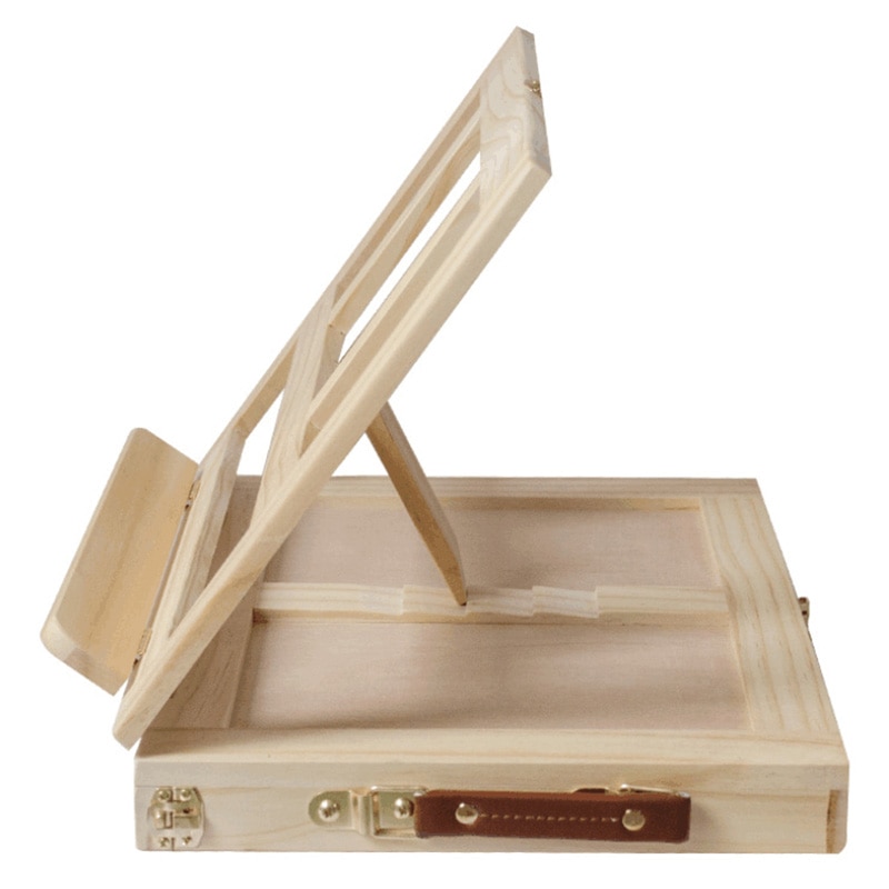 Multifunction Painting Easel Artist Desk Easel Portable Miniature Desk Light Weight Folding Easel for Storage or During Trips