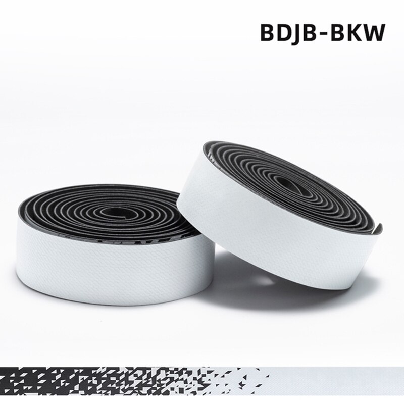 ROCKBROS Lenker Band Rennrad Griff PU Gurt Griff Gürtel Anti-Überspringen Dämpfung Radfahren Gurt Lenker Kork Radfahren Zubehör: BDJB-BKW
