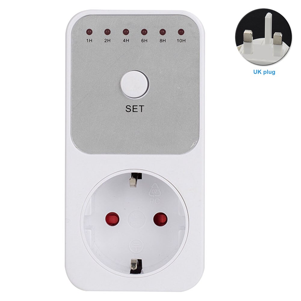 1pc US EU UK Plug Countdown Timer Switch Smart Control Plug-In Socket Auto Shut Off Outlet Automaticl Turn Off Electronic Device