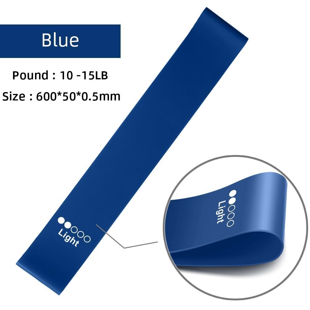 Gym Accessories Resistance Bands Yoga Bodybuilding Sport Equipment Fitness Portable Body Building Sports Entertainment: Blue