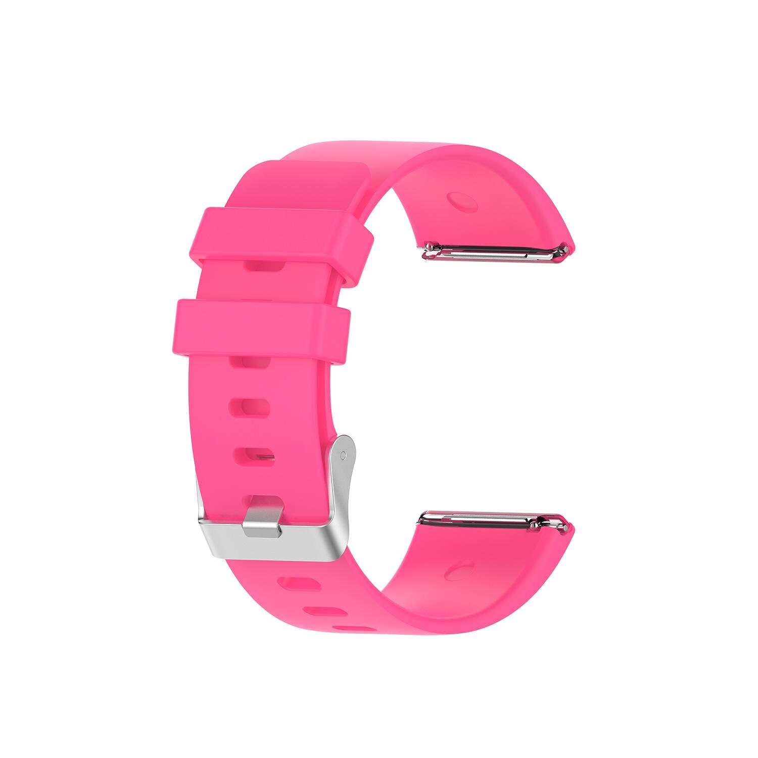 For Fitbit Versa 2 Smart Watch Replacement Waterproof Wristband 2 Official Silicone Strap Smart Watch Accessories Watch Band: 02 pink