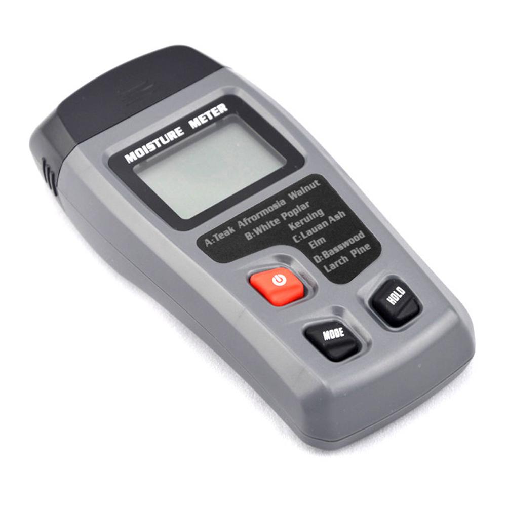 Digital Wood Moisture Meter Handheld LCD Moisture Tester Damp Moisture Tester Detector for Firewood Paper Humidity Measuring