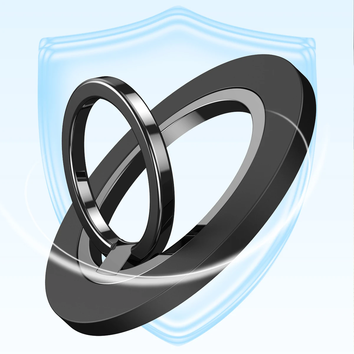 Phone Finger Ring Magnetic Holder for Magsafe Rotatable Plating Strong Magnet Stand Metal Bracket for iPhone13 14 15 16 Pro/Plus