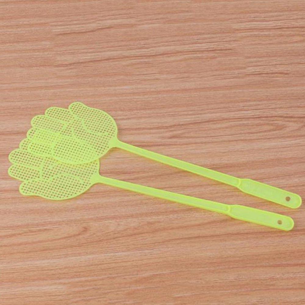 Slumpmässiga färger söt palmfluga smällare plast fluga skadedjur smällare smällflugor kontroll anti-myggskott döda fluga  o7 y 0