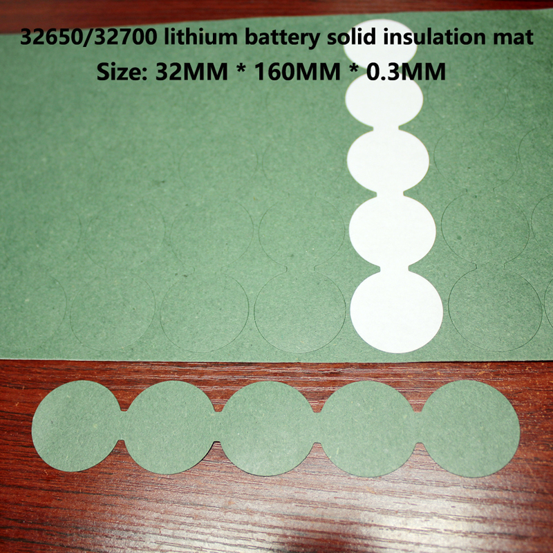 100pcs/lot 32650 lithium battery positive pole hollow insulation pad 32700 battery negative pole solid highland barley paper pad: ROYAL BLUE