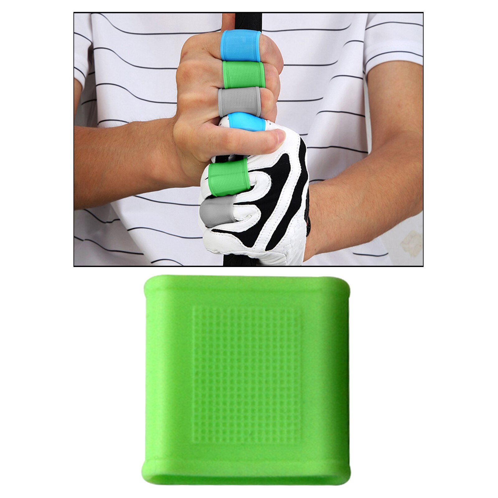 Soft Golf Finger Sleeves Protector Grip Silicone Gel Braces Cover Finger Cot Wrap Golfer Basketball Baseball Blowing Gym Sports