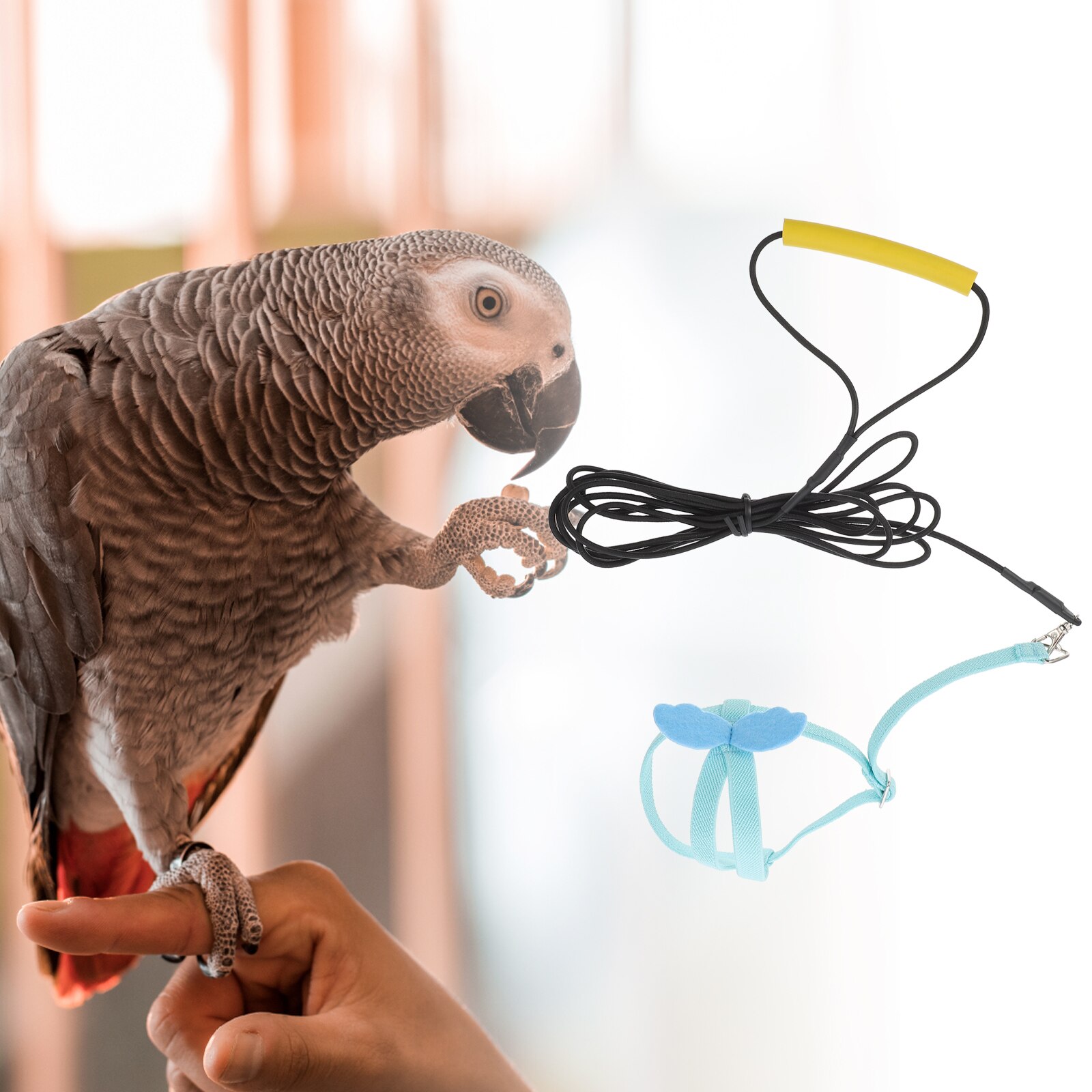 1pc Cockatoo Harness Outdoor Parrot Flying Rope Rearing Parrot Accessory