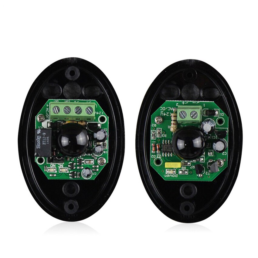 1 Set Waterproof Single Infrared Beam Sensor Photoelectric Infrared Barrier Detector Infrared Photocell Sensor Gate Opener