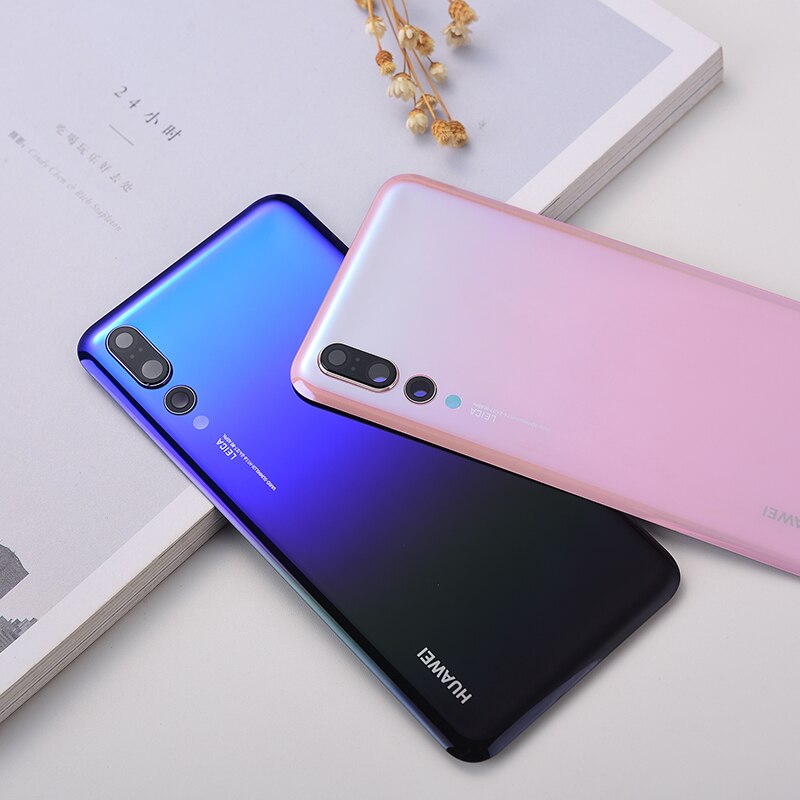 Back Glass Cover Voor Huawei P20 Pro Achter Deur Behuizing Beschermende Panel Case Voor Huawei P20 P 20 Batterij Shell met Camera Lens