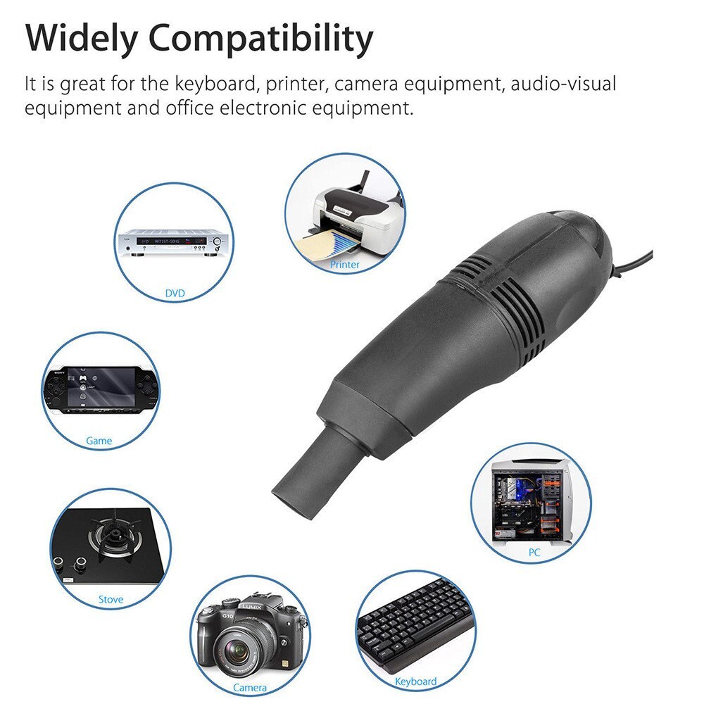 Mini USB Vacuum Cleaner For Cleaning Computer Keyboard Phone Use USB Keyboard Cleaner Laptop Cleaning Kit Brush Dust