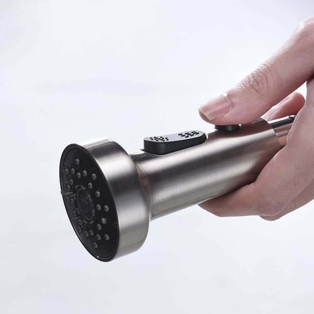 Spray Head Pull Out Kitchen Mixer Tap Head Replacement 1/2-inch 3 Settings Rain Bubbling Shower Head Kitchen Sink Mixer Tap