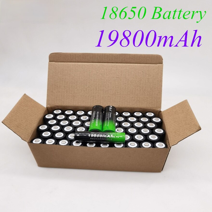 18650 battery 3,7V 19800 mAh batera recargable de Li-Ion para linterna LED Caliente Nueva de Alta Calidad
