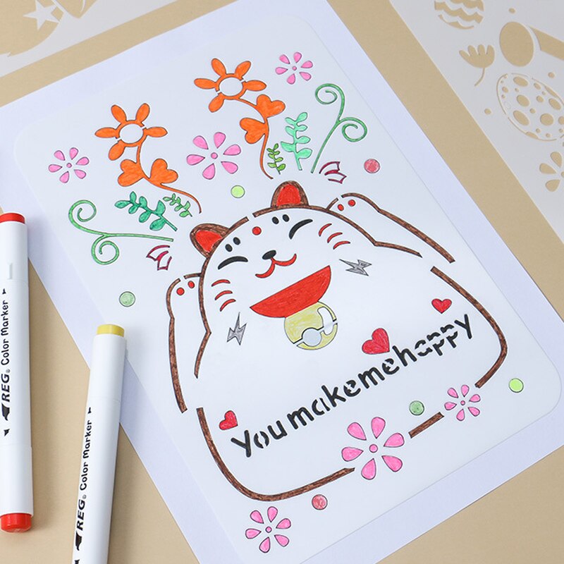 Pochoir de lapin de pâques Kawaii, décor de bricolage mural, modèle de peinture, impression à jet d&#39;encre, Scrapbooking, coloration, gaufrage, réutilisable