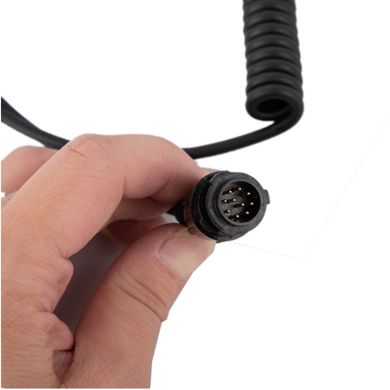 10pin Mic Microphone Replacement Cable Wire RMN5052A For Motorola Radio M8268 M8220 XPR4300 XPR4550