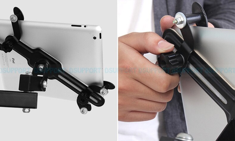 Tablet stand holder wall mounted for variety-size 7-11 inch tablets, universal tablet stand PG701-B