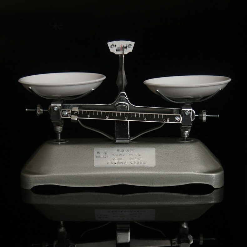 counter balance 200g 0.2g with weights tray balance students mechanical learning teaching equippment