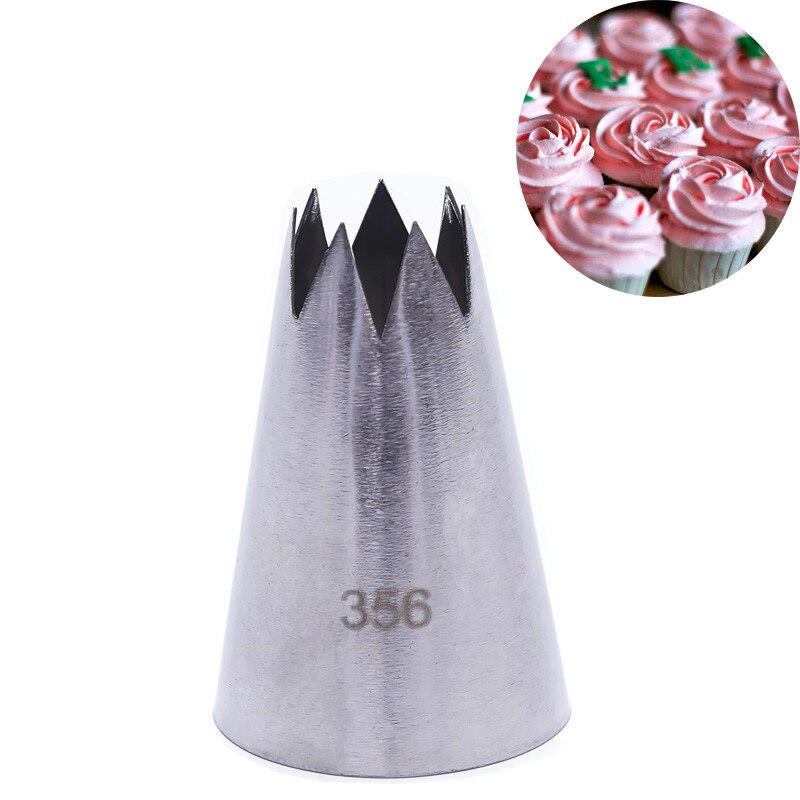 #356 Cake Decorating Tool Grote Icing Piping Rvs Piping Icing Nozzle Diy Bakvormen Pastry Tips