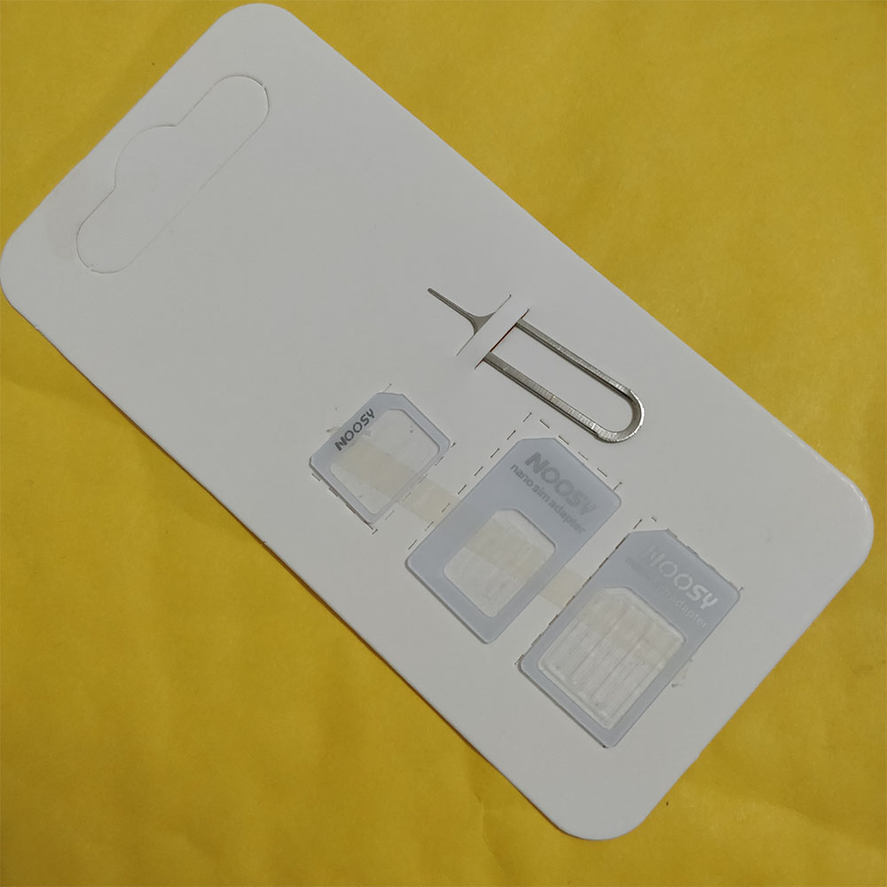SIM Card Adapter 4 in 1 Nano Micro SIM Adapters Standaard Sim-kaart Adapters Eject Pin Voor iphone X 7 8 5 6 6 S 7 P Alle smartphones