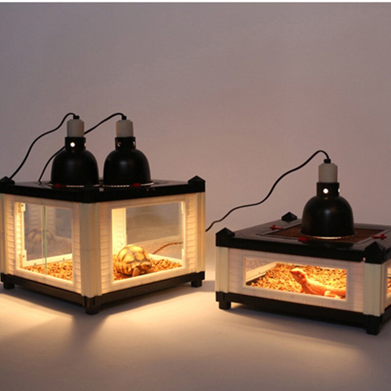 E27 Reptile Ceramic Heat Lamp Holder with Light Switch Socket Adapter Lamp 1.5m Wire Line Fitting for Mix 300W AC110-220V