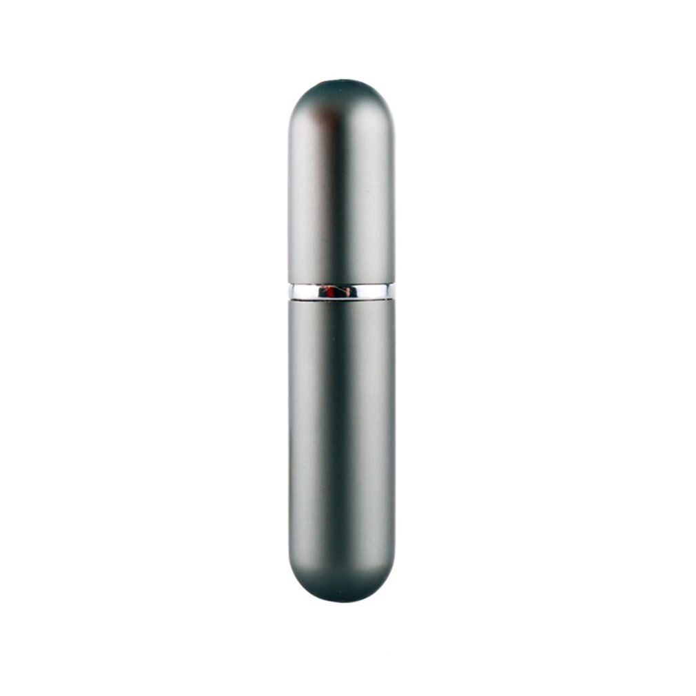 Mini vaporisateur rechargeable en aluminium, 5ml, atomiseur en Spray pour parfum, conteneur Portable, cosmétique, pour les voyages: gray
