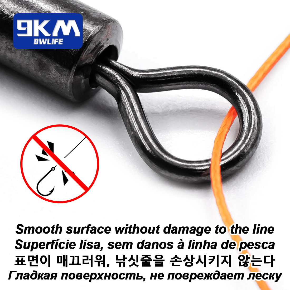 Dubbele Gezamenlijke Rolling Vissen Swivel 15 ~ 60 Stuks Rvs Zoutwatervissen Wartels Hoge Snelheid Acht Karakter Ring connector