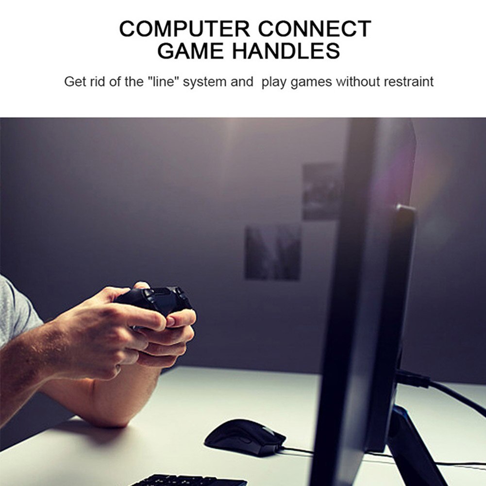 Adaptateur USB V5.0 pour ordinateur de bureau ou de maison, dongle sans fil, récepteur, transmetteur, Plug And Play, multifonction, pour PC portable