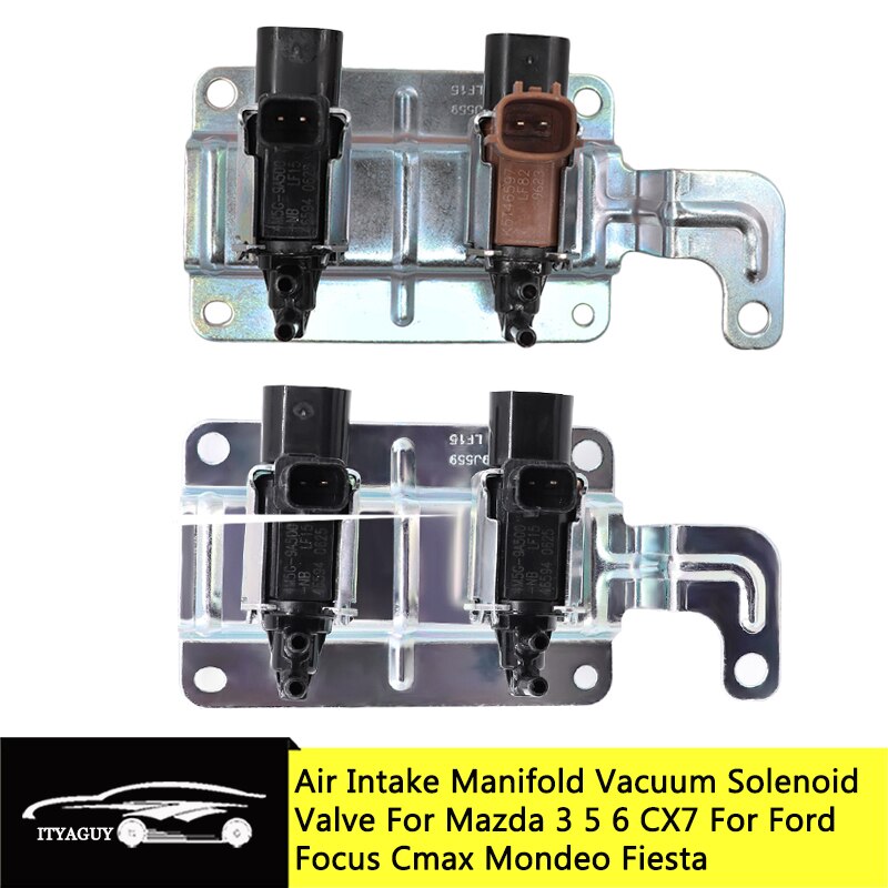 Car Intake Manifold Solenoid Vacuum Valve For Mazda 3 5 6 CX-7 For FORD Focus Cmax Mondeo Galaxy Fiesta 4M5G-9J559-NB 4M5G-9A500