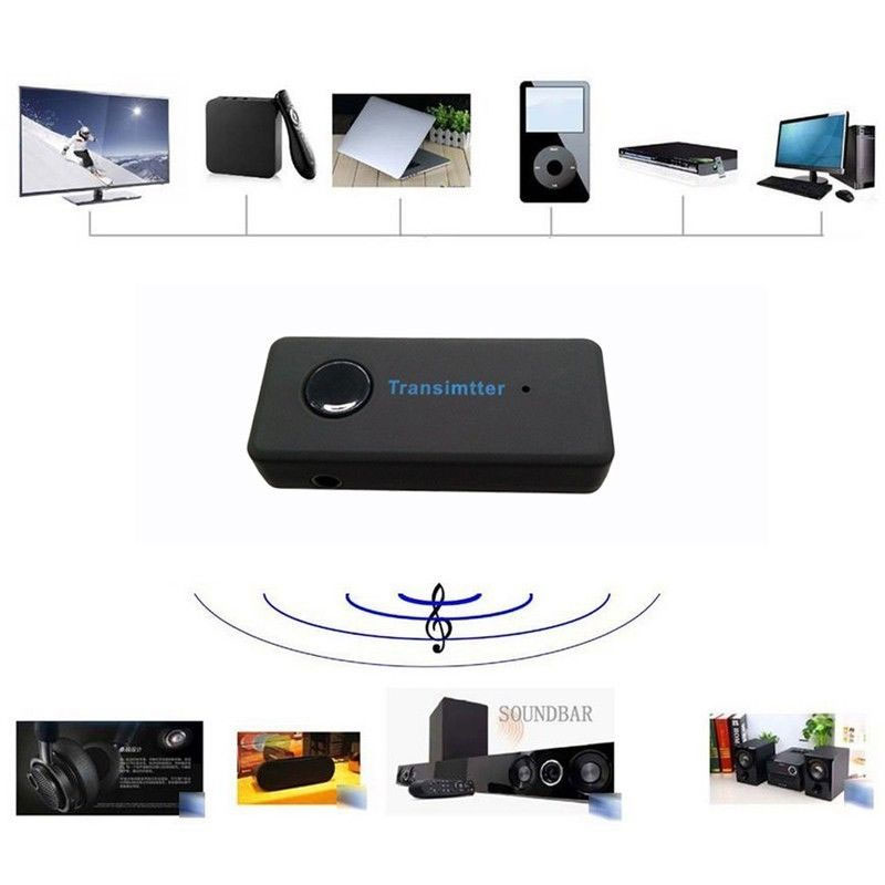 Wireless Bluetooth A2DP 3.5mm Stereo Music Audio Transmitter Adapter UY8