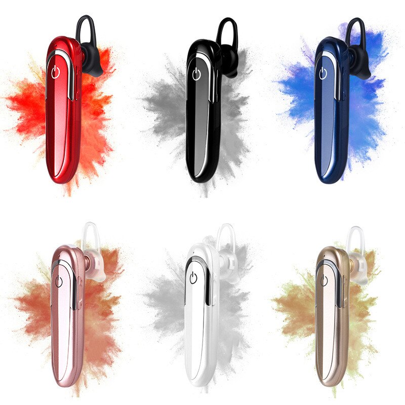 Sport Draadloze Bluetooth Headset 5.0 Oortelefoon Eenzijdige Grote Capaciteit Business Auto Stereo Headset