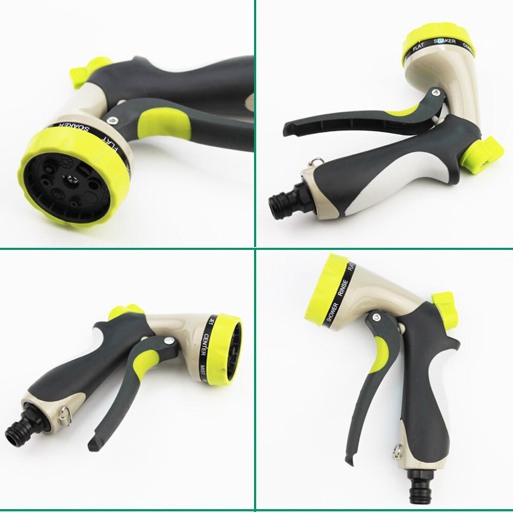 Water Sproeier Pijp Watering Auto Wassen Tuin Slangen Pijp Kit Met Multifunctionele 8 Patronen Plastic Strooi Gereedschap