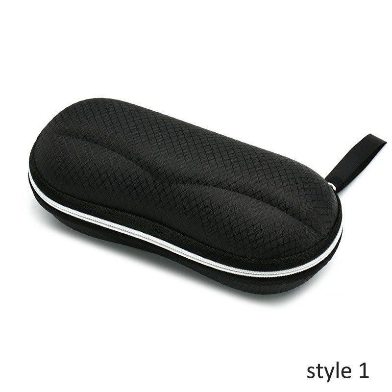 1Pcs Harde Rits Doos Draagbare Zonnebril Protector Travel Pack Bag Bril Case Black Eyewear Accessoires