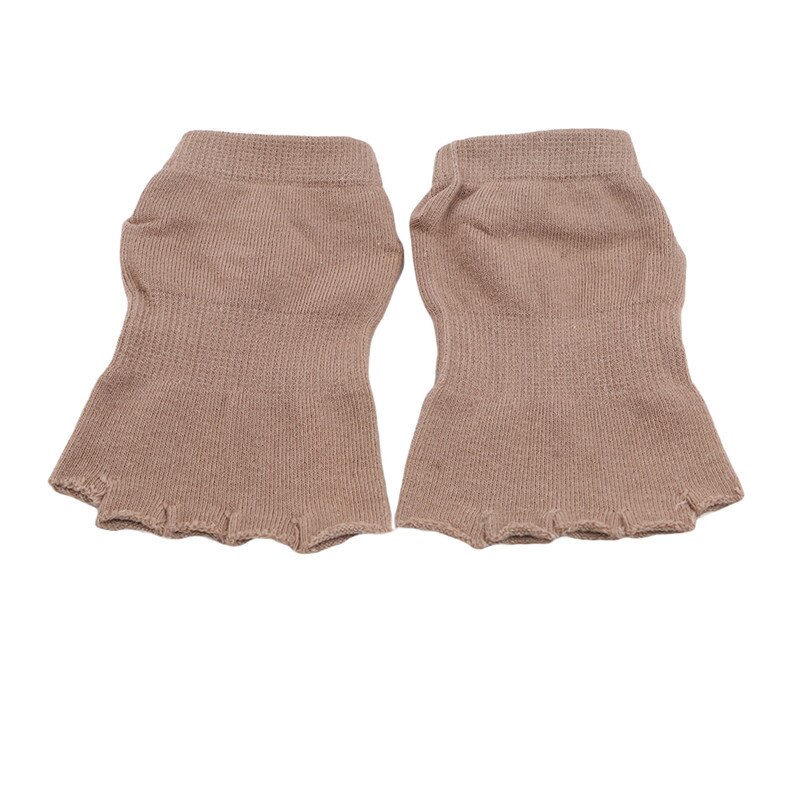 Women Yoga Socks Anti Slip Five Fingers Silicone Non Slip 5 Toe Sock Ballet Gym Fitness Sports Comfort Cotton Socks