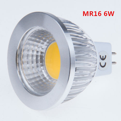 Nueva Lampada Led de alta potencia MR16 GU5.3 COB 6w 9w 12w foco Led Cob regulable blanco frío cálido MR16 12V bombilla GU 5,3 220V