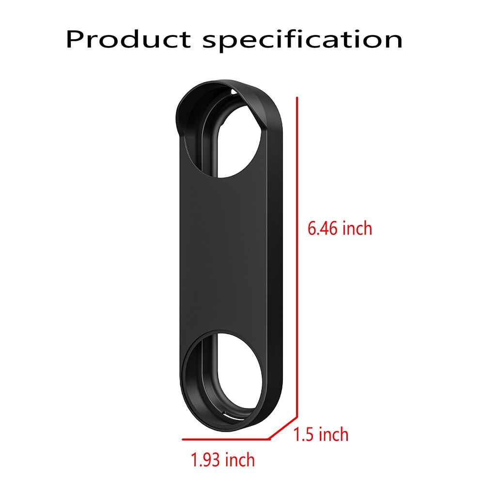Silicone Case for Google Nest Hello Video Doorbell Battery Model) Weather and UV Resistant Perfect Color Match C
